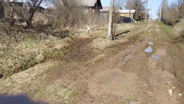Самоизоляция в деревне Кривячка. Часть 10-я.Возвращаюсь с кладбища.