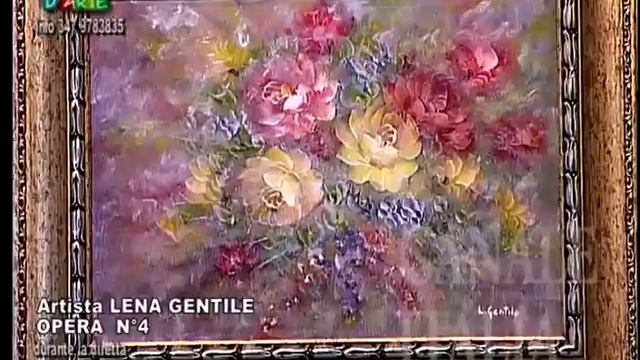 L'artista Lena Gentile intervistata a Canale Italia