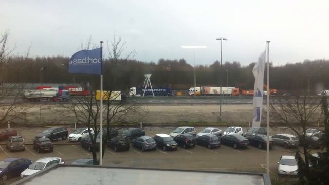 Ufo? Materialising above accident.