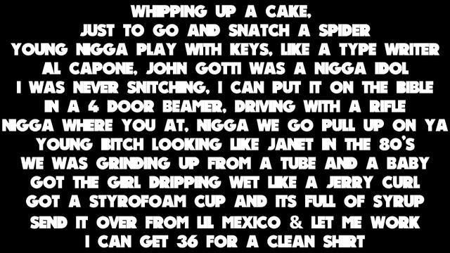 Future Ft. Lil Wayne - Karate Chop - Lyrics