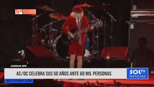 Internacional: AC/DC celebra sus 50 años ante 60 mil personas