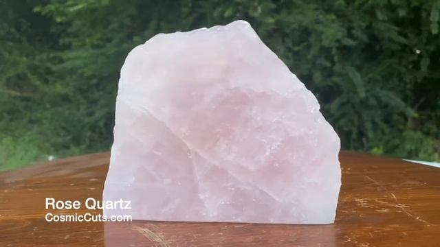 Rose Quartz "PINK HIBISCUS" High Quality Crystal Specimen HEALING GEMSTONE OF LOVE RQ-13