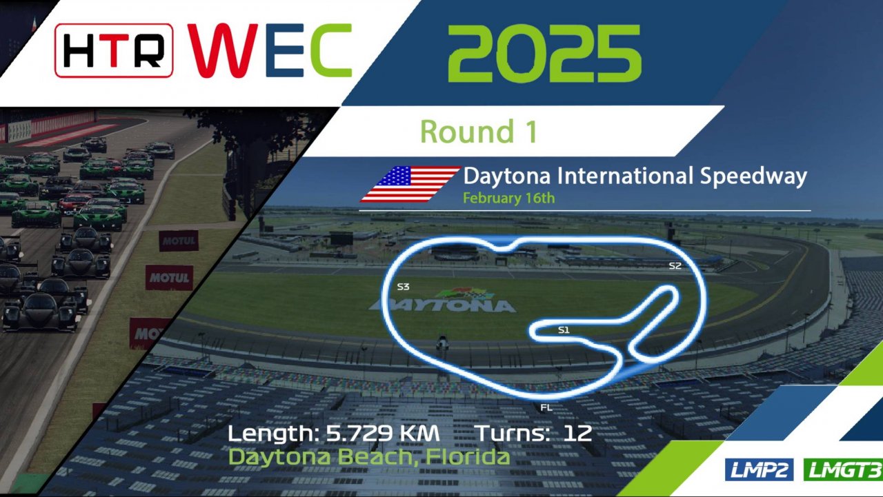 1 этап HTRS WEC 2025 | Daytona | 16.02.25