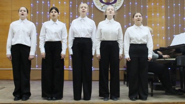 вокальный ансамбль "Восьмая нота" - ст. В. Степанова, муз. Е. Рушанского "Полночный снег"