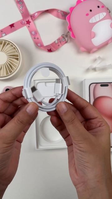 Unboxing the Pink iPhone 15 Plus 🎀 #shortsfeed #iphone15plus #iphone15promax