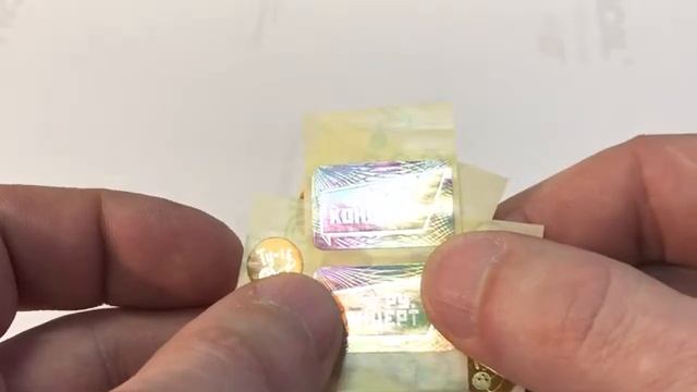 Голографические наклейки, выбор цвета печати