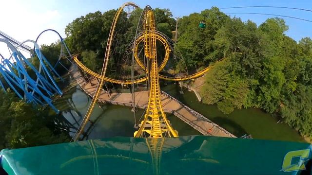 Loch Ness Monster (4K Front Seat POV)- Busch Gardens Williamsburg, VA