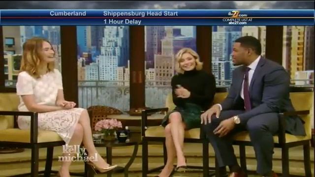 Lily James interview Live! With Kelly and Michael 01.27.2016