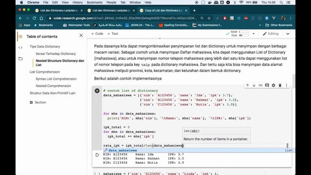 Python Dictionary
