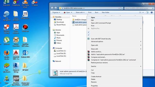 How to make a  vbs script using notepad