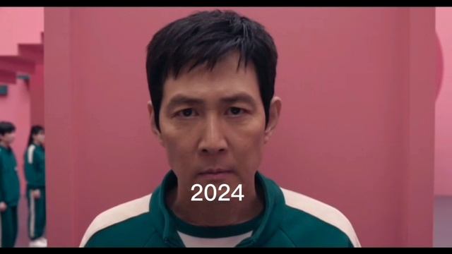Ки Хун в 2021,и в 2024,игра в кальмара.