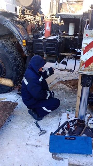 Установка раздатки на КамАЗ
