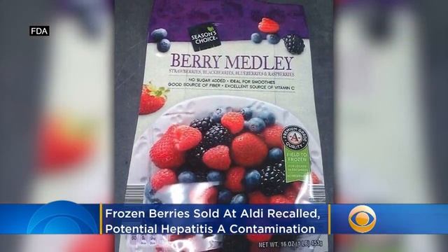 Frozen Berries Sold At Aldi Recalled, Potential Contaminated With Hepatitis A