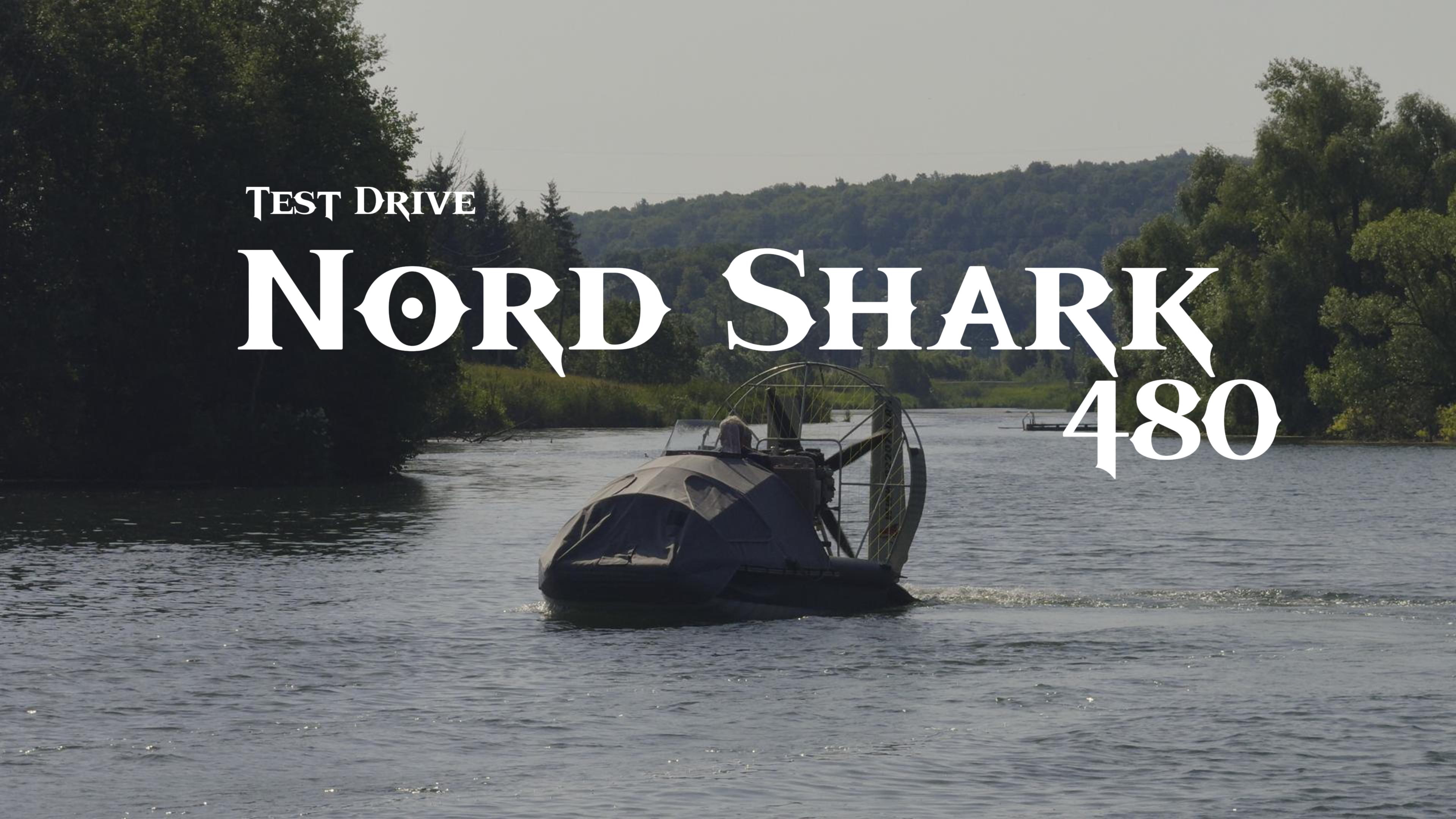 Тест драйв аэролодки Nord Shark 480