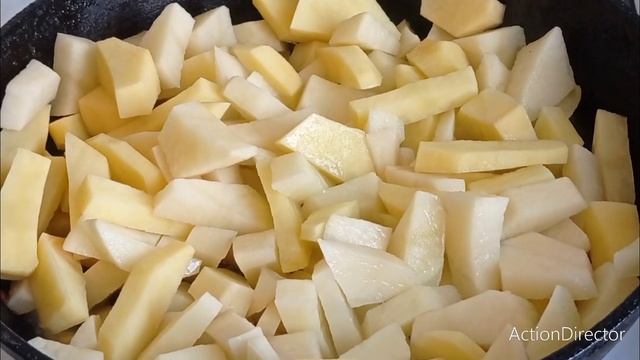 Картофель по деревенски. Вкусный и простой рецепт