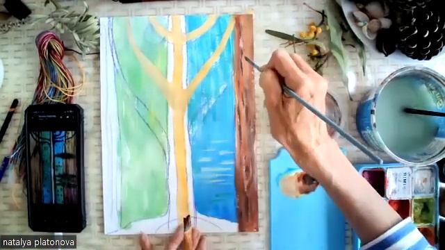 Абстракция + коллаж