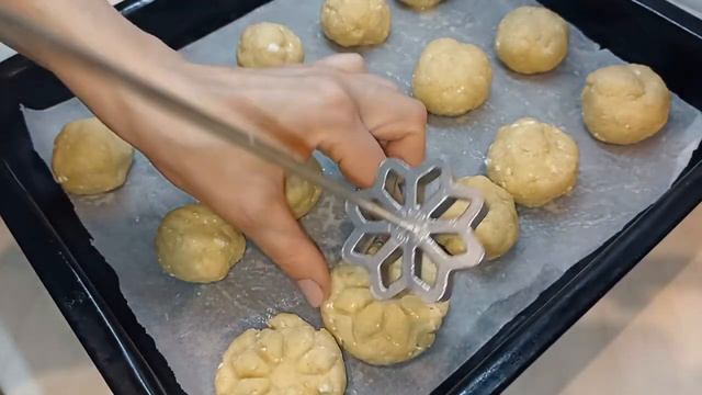 Творожное печенье с орехами🍪♥️🍪👍