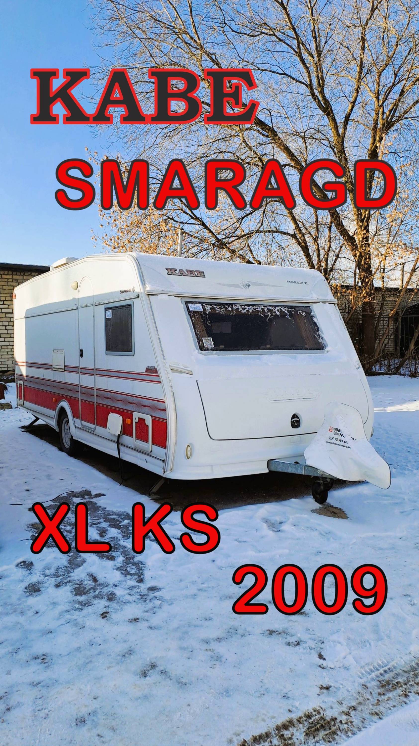 KABE Smaragd 2009 года - прицеп-дача для комфортного отдыха круглый год.