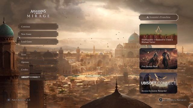 Assassins Creed Mirage - Madinat al-Salam (Main Menu Theme)