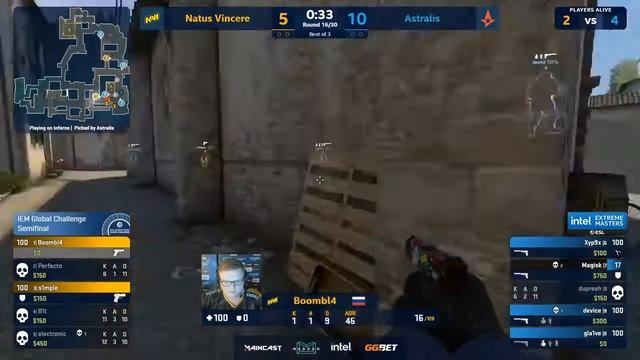 НАВИ против АВСТРАЛИС INFERNO 1 КАРТА