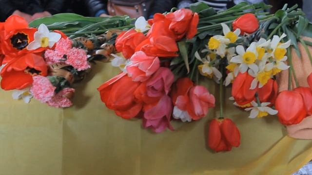 Чин похорону загиблого воїна Василя Остащука.