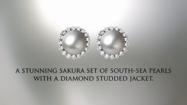 Liali - Sakura Diamond Pearl Earrings