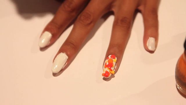 Easy nail art tutorial - waterless marble