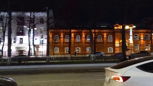 Комсомольский проспект. Осенний вечер.
