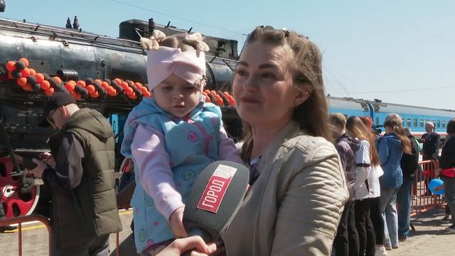 Ретропоезд Победы привез в Благовещенск воспоминания о героических событиях ВОВ