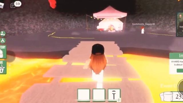Going Camping in a Volcano! Roblox Backpacking! Layan And Talia Gaming First Video