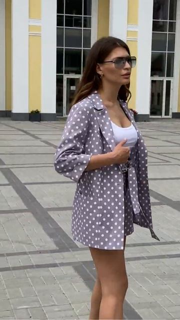 Костюм Анис серо лиловый от Jadone Fashion