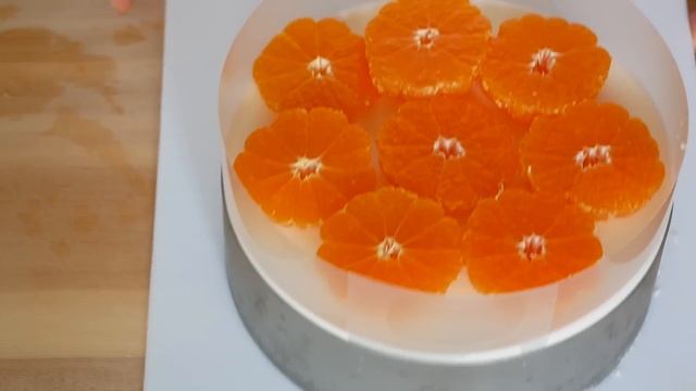 小粒みかんのヨーグルトムースケーキ | Mandarin oranges Yogurt mousse cake