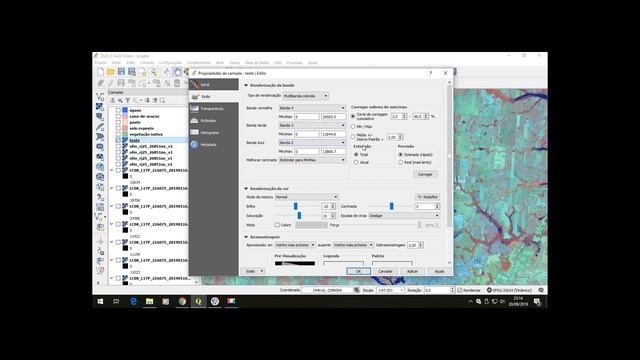 Interpretando imagens georreferenciadas / Interpreting georeferenced images