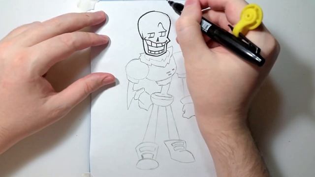 Draw Papyrus Friday Night Funkin Mod