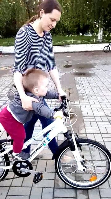 на лисапеде