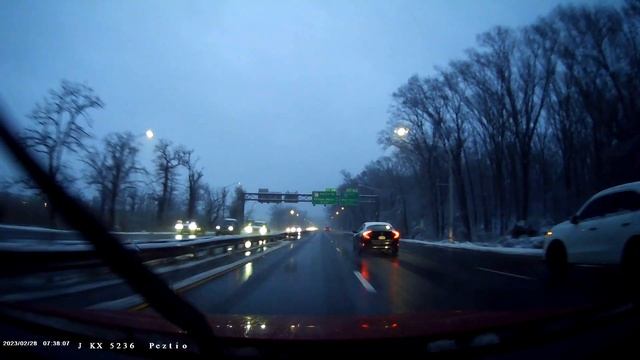 Утро снег V8 черные. Snow, morning, Sequoia V8, 02/28/23