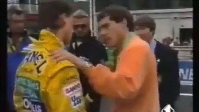 Video Completo Senna Discutindo Com Schumacher França 1992