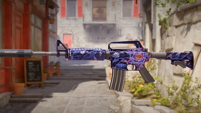 M4A1-S Black Lotus Sticker Crafts