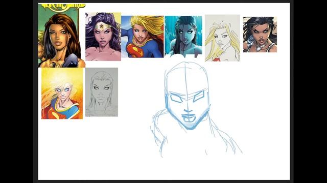 Michael Turner - learning to draw beautiful faces from the late genius artist
