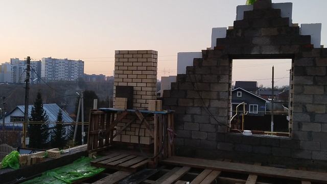 Кладка вентканала ч.2