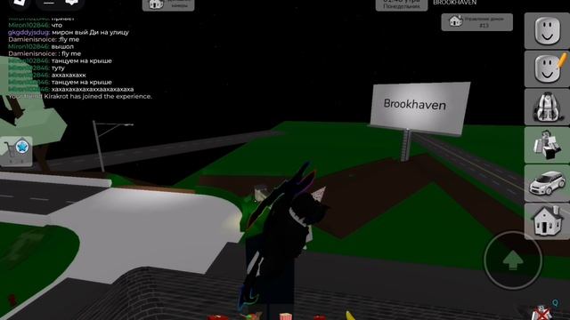Играю в брукхейвен и танцую на крыше