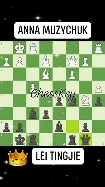 Lei Tingjie vs Anna Muzychuk. #chesskey #chess #viral #shorts
