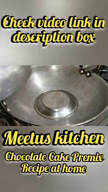 Chocolate Cake Premix Recipe At Home। #YouTubeShorts । Meetus Kitchen Short Video