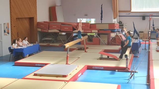 Compétition de gymnastique départementale catégorie 9ans.