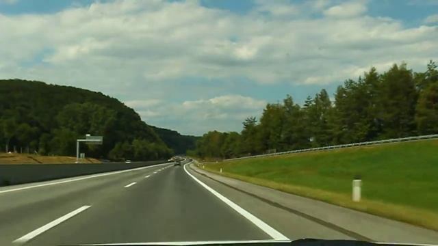 Австрия: Автобаны Австрии, по пути из Венеции в Варшаву, Август 2013