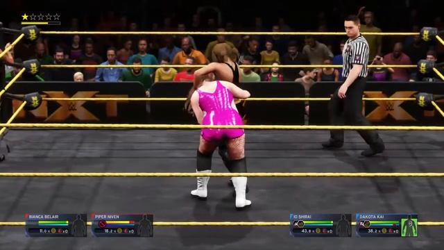 WWE 2K20 Bianca Belair and Piper Niven vs Io Shirai and Dakota Kai: NXT