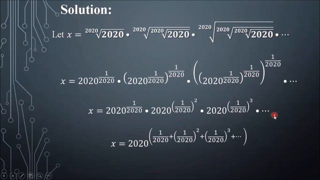 Math Contest Problem #6 - 2020th Root of 2020