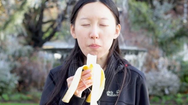 Eating a Banana
