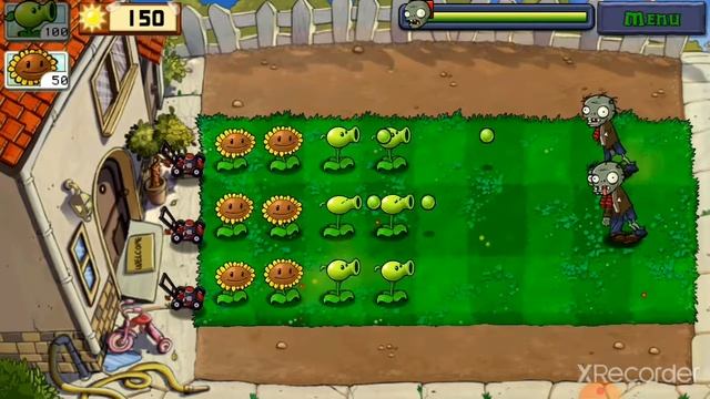 прохождение растения против зомби 1 часть