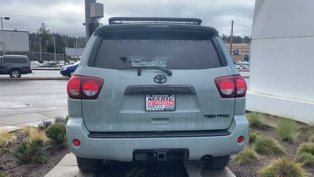 The Ultimate Compromise! 2021 Toyota Sequoia TRD Pro in Lunar Rock